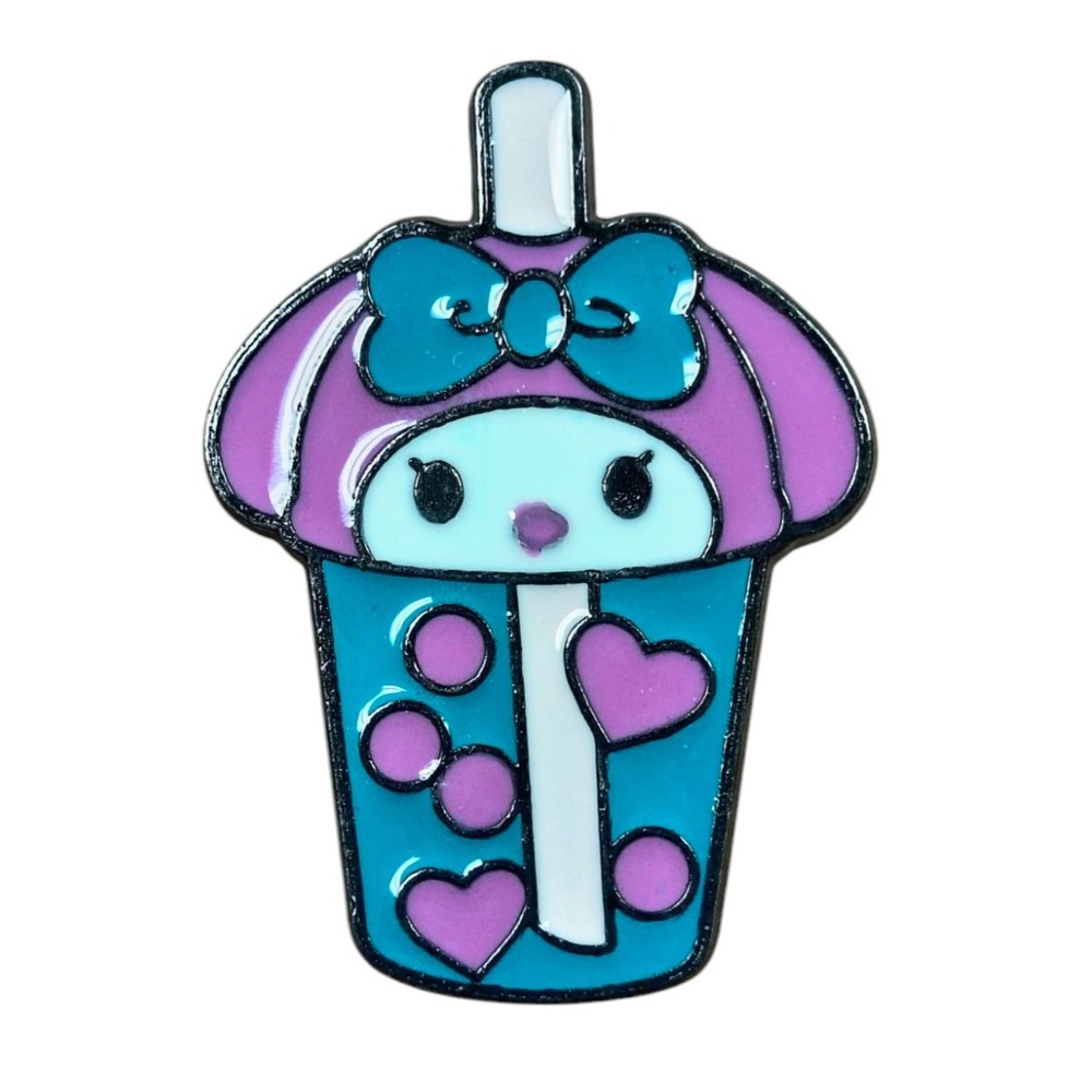 Sanrio Hello Kitty - My Melody Boba Tea Character Enamel Pin